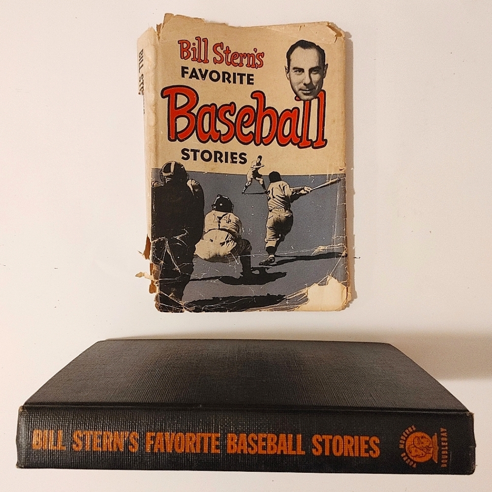 Vintage 1950 Bill Stern's Favorite Baseball Stories Hard Cover Book MLB antique